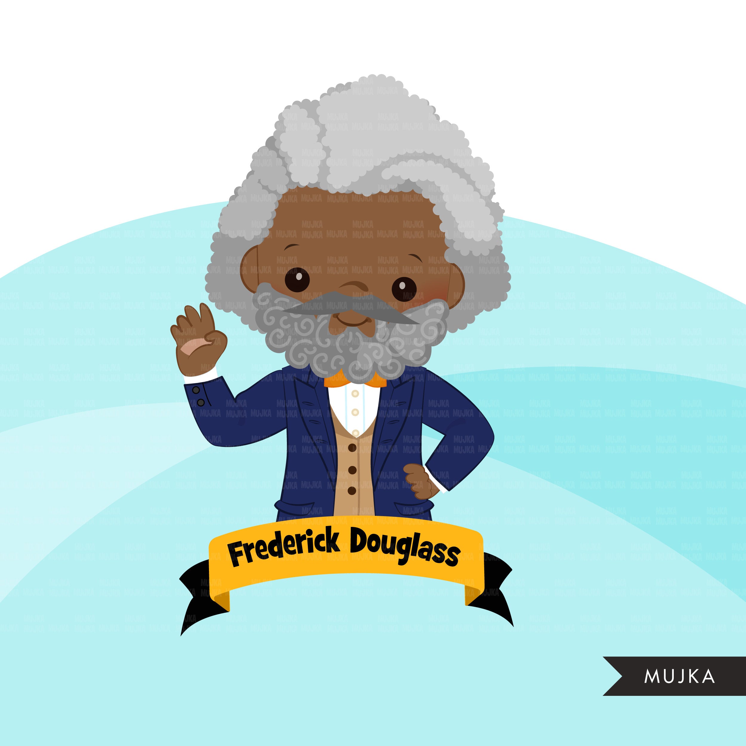 Black history clipart black history male figures frederick douglass â mujka cliparts