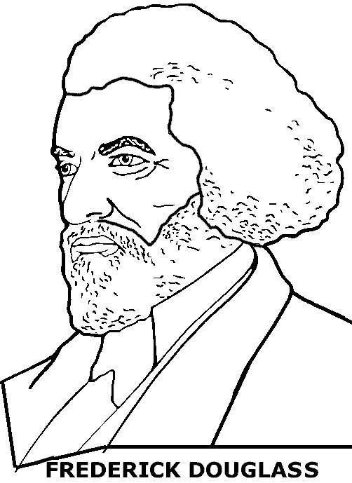 Frederick douglass coloring sheet black history month activities black history month art black history month preschool