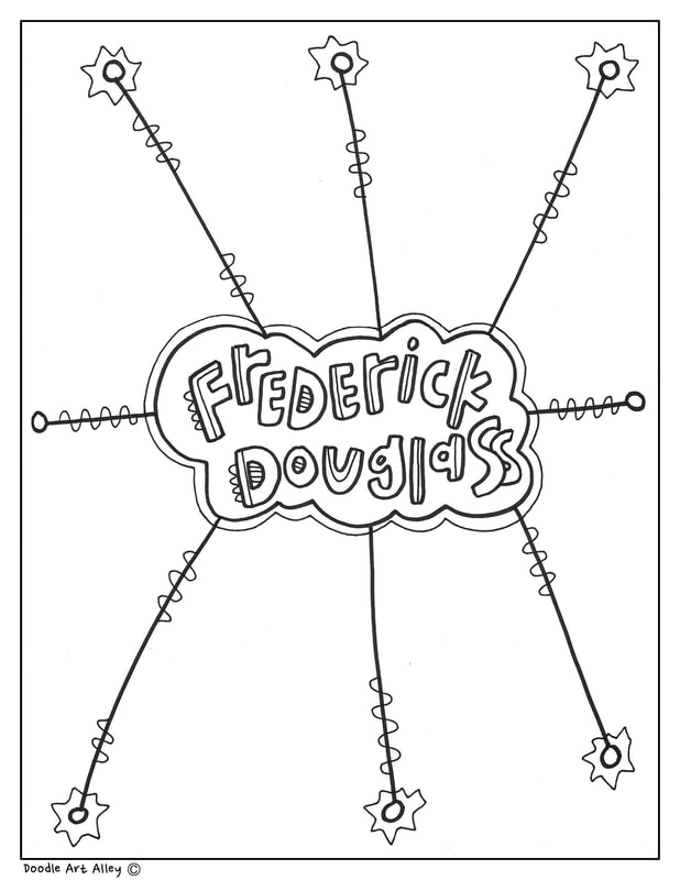Frederick douglass coloring pages