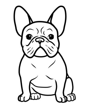 French bulldog outline images â browse photos vectors and video