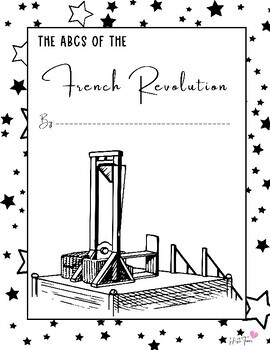 French revolution abcs book activity project for world history by histoteam