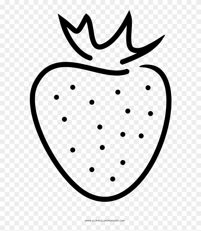Strawberry coloring page