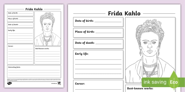 Frida kahlo fact filefrida kahlo teacher