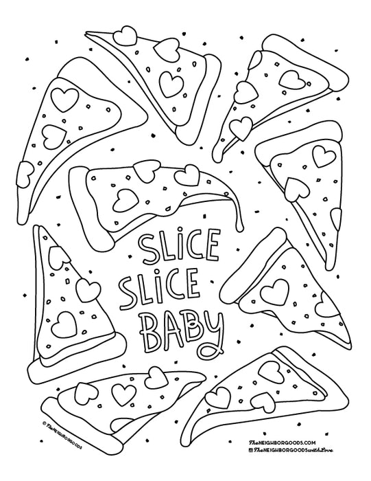 Friday night inset of coloring pages