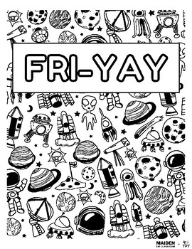 Fun friday coloring pages by maiden the classroom tpt