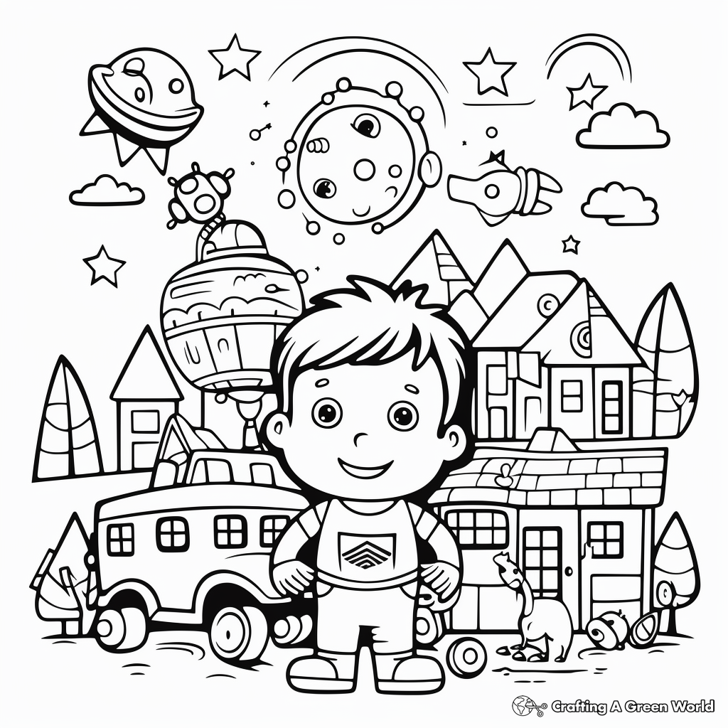 Friday coloring pages