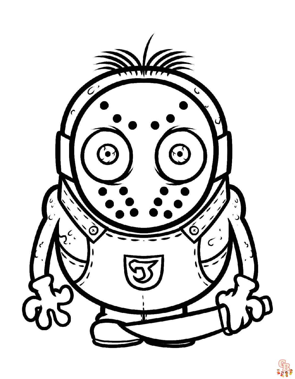 Printable friday the th coloring pages free for kids and adults