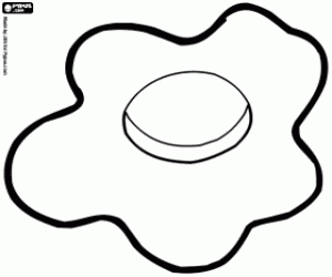 Free fried egg typical in the english breakfast coloring and printable page veterans day coloring page coloring pages hot chocolate drawing