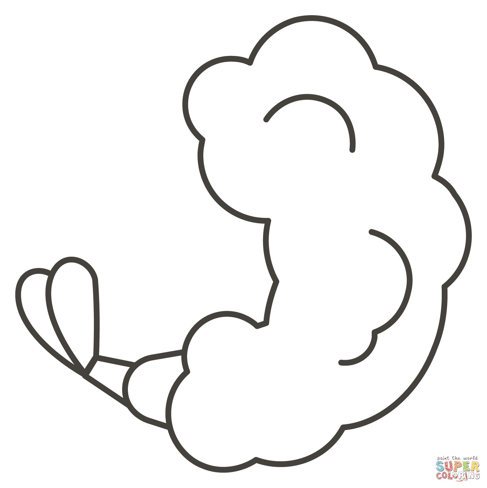 Fried shrimp coloring page free printable coloring pages