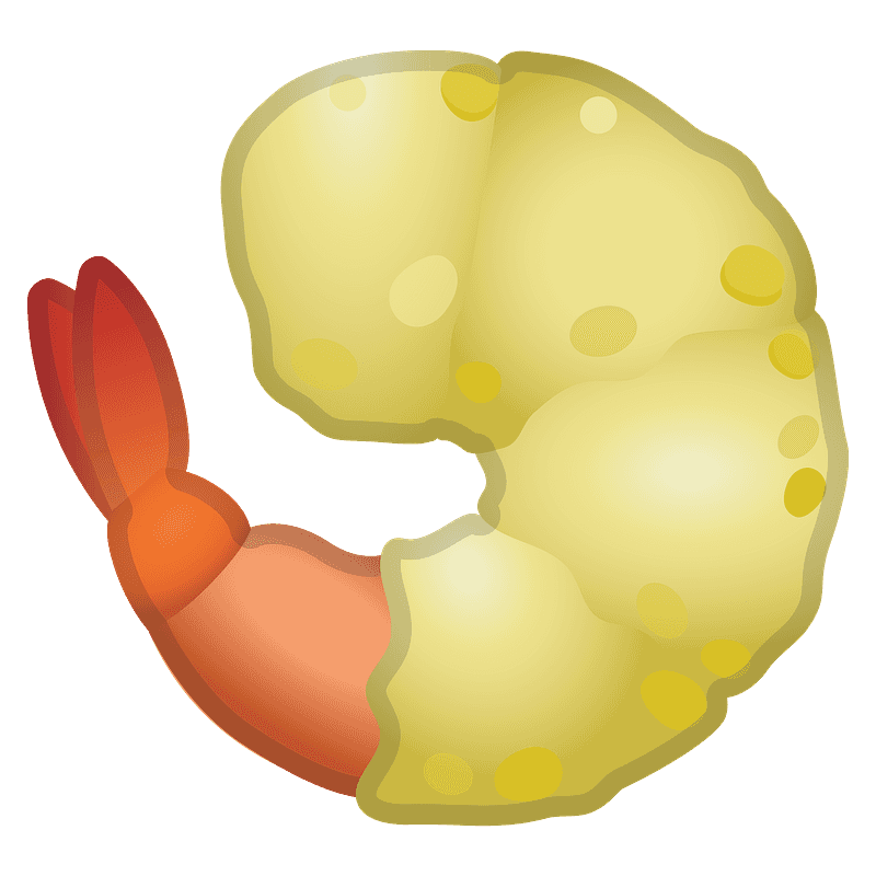 Fried shrimp emoji clipart free download transparent png