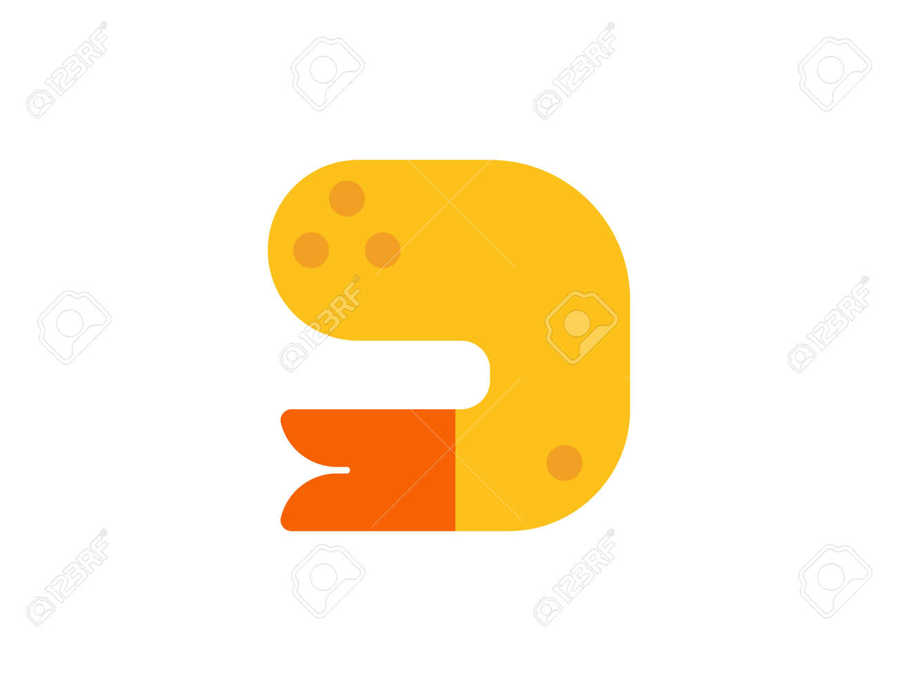 Fried shrimp vector flat emoticon isolated fried shrimp emoji illustration fried prawn icon royalty free svg cliparts vectors and stock illustration image