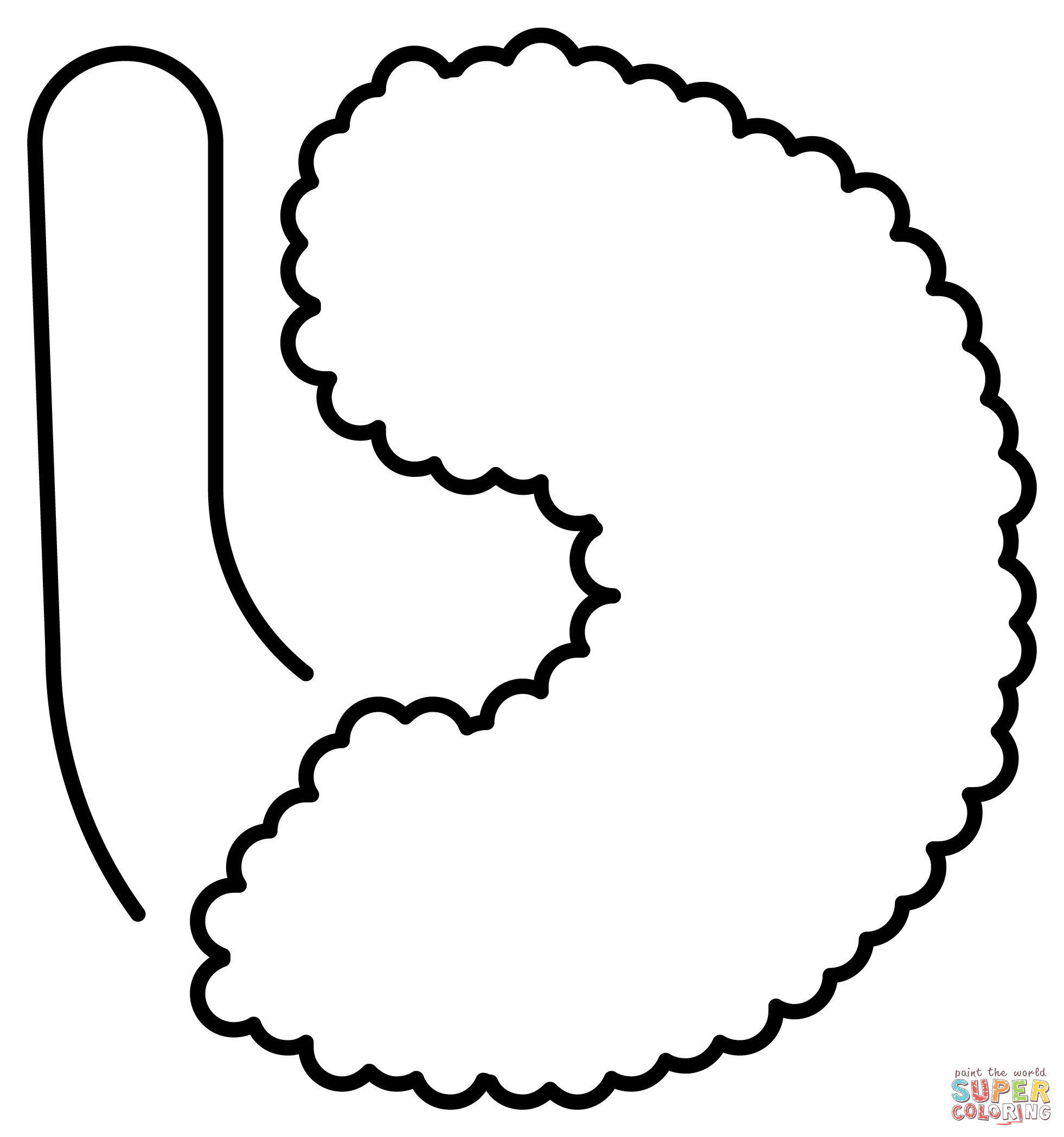 Fried shrimp emoji coloring page free printable coloring pages