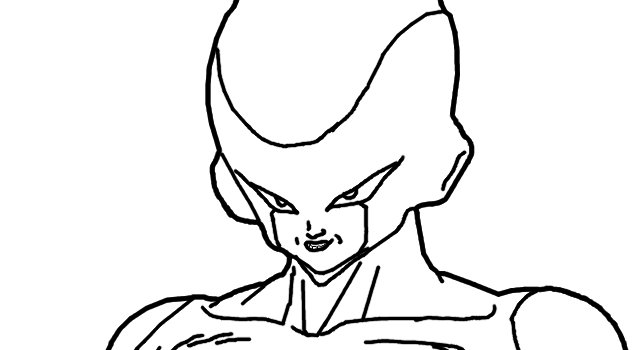 Frieza coloring page by metalhead on