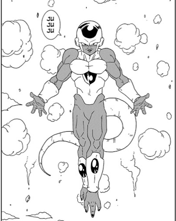 How e frieza is considered a threat to the gods