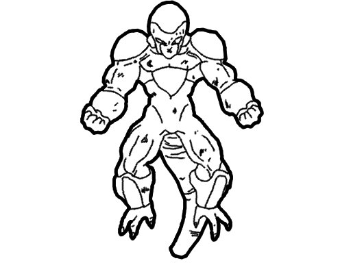 Frieza coloring page by metalhead on