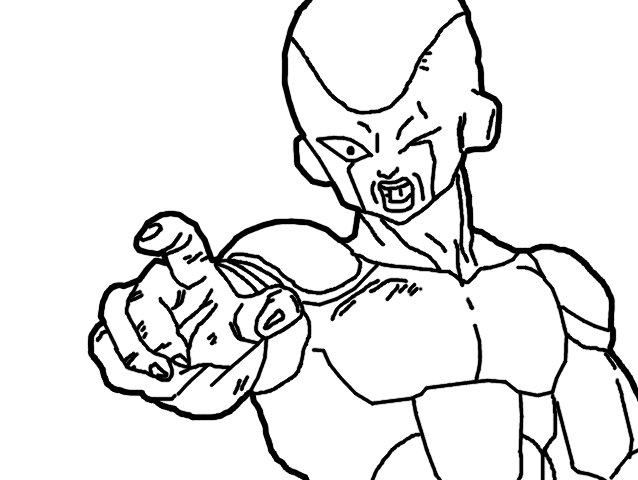 Frieza coloring page by metalhead on