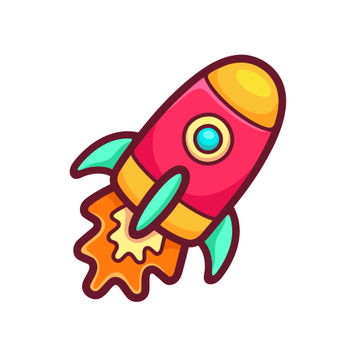 Rocket stickers