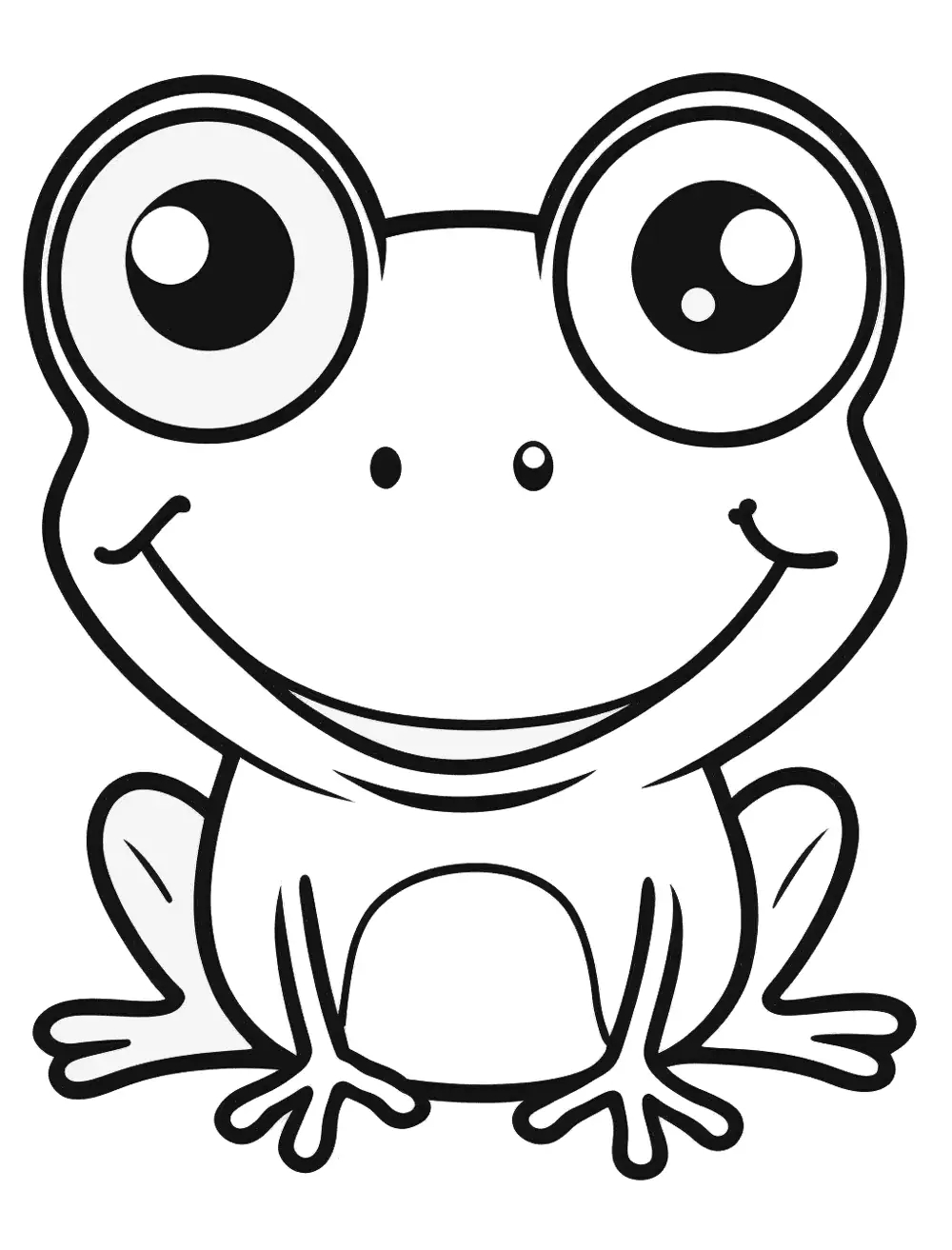 Frog coloring pages by coloringpageswk on