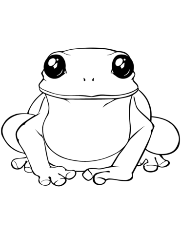 Big frog coloring page free printable coloring pages