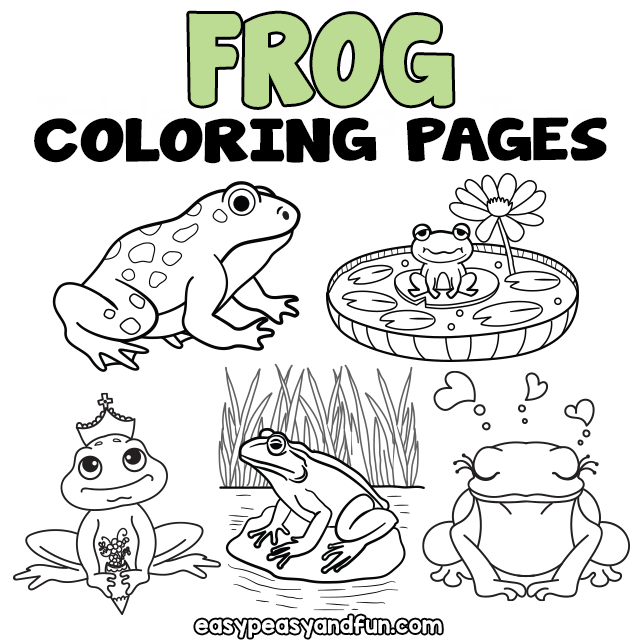 Frog coloring pages â printable coloring pages