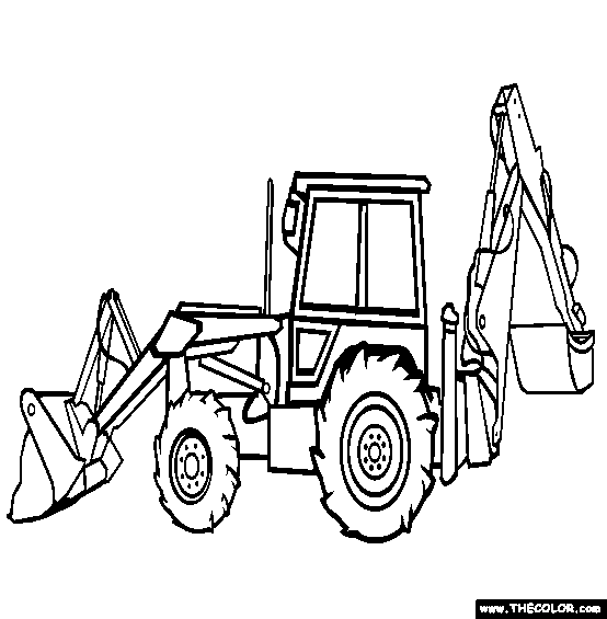 Trucks online coloring pages