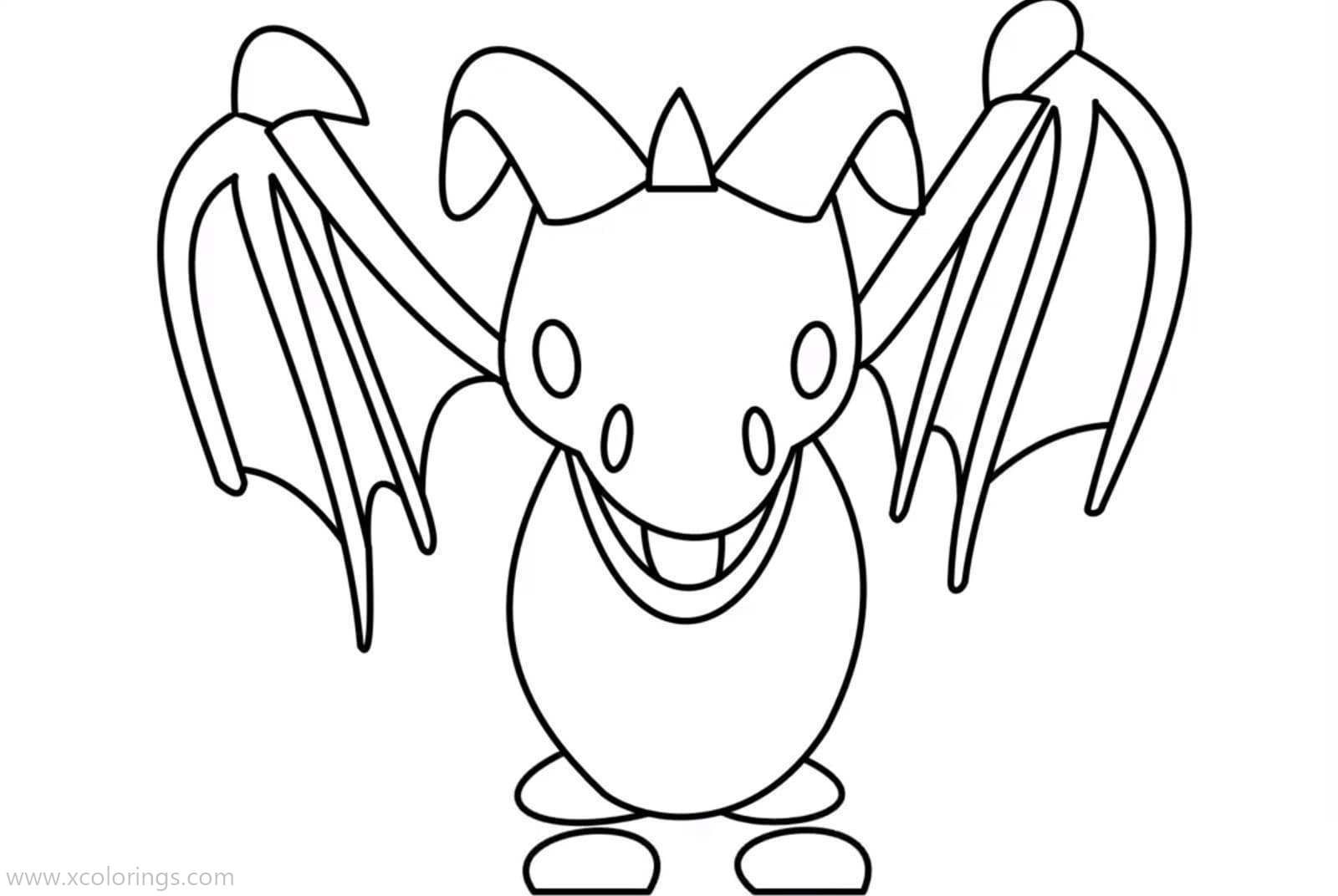 Roblox adopt me coloring pages frost dragon
