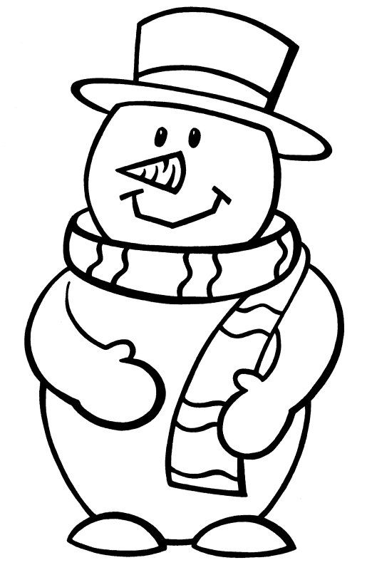 Frosty the snowman coloring pages