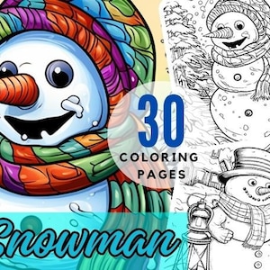 Frosty the snowman coloring
