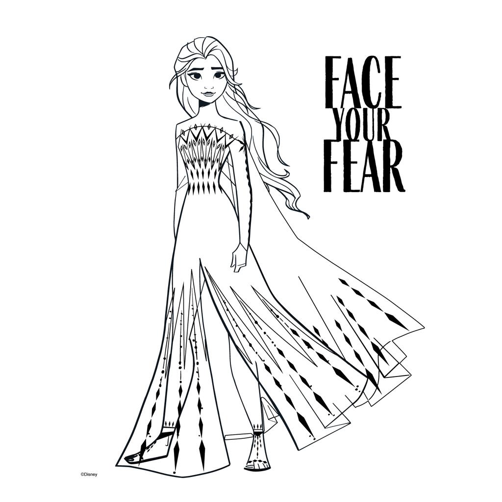 Coloring pages shsh stickersmini markers frozen diakakis imports sa