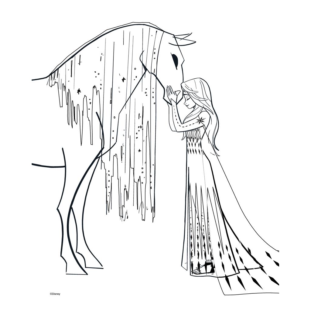 Coloring pages shsh stickersmini markers frozen diakakis imports sa