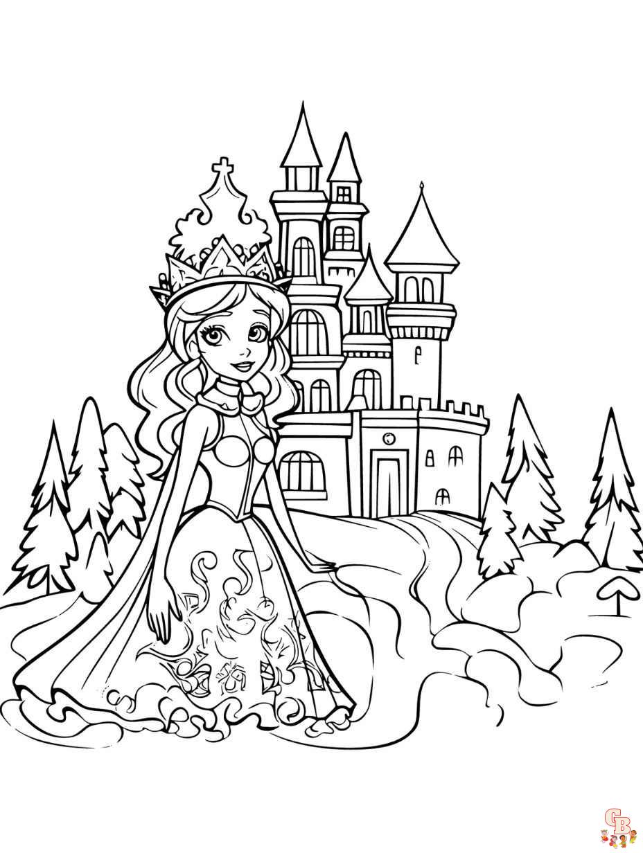 Bring the magic of frozen to life with free coloring pages