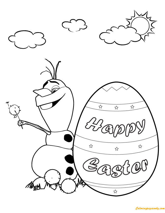 Olaf coloring pages printable for free download