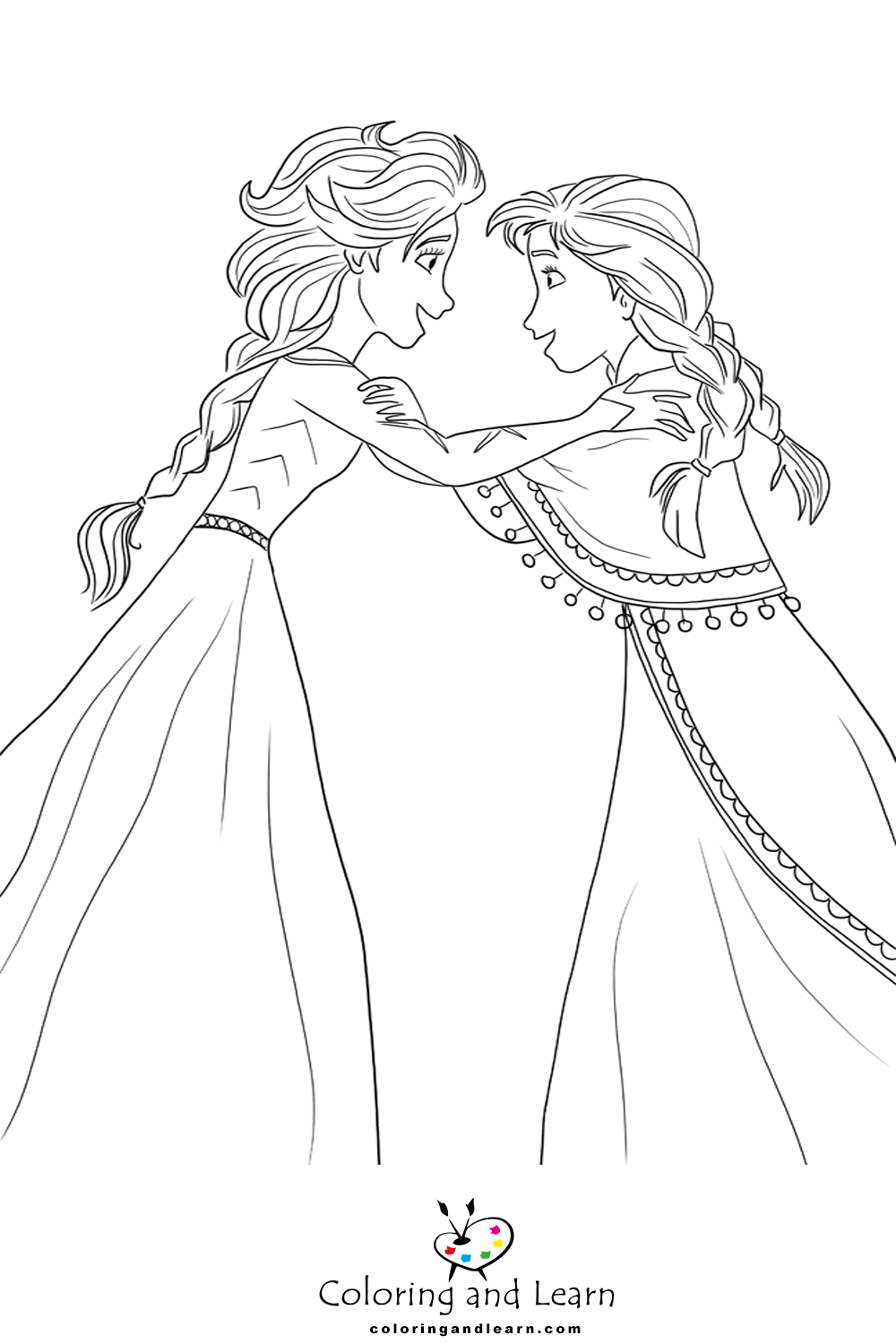 Elsa coloring pages