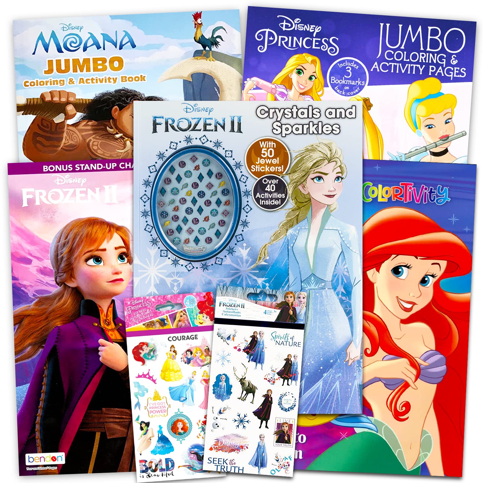 Disney princess coloring book super set for kids