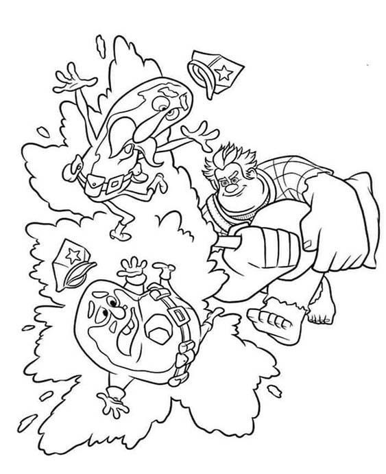 Free easy to print wreck it ralph coloring pages in disney princess coloring pages disney coloring pages coloring pages