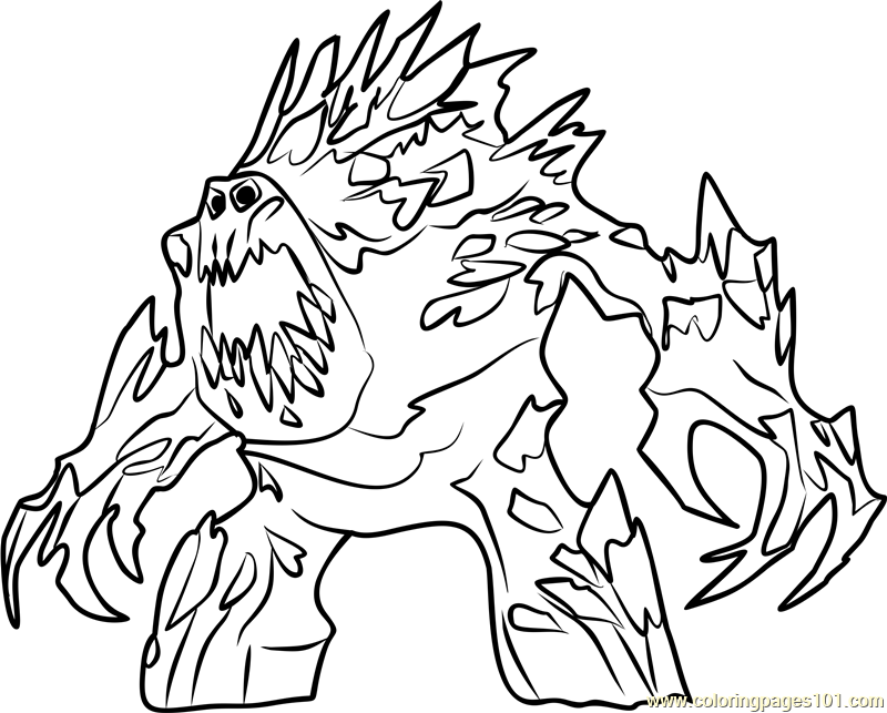 Marshmallow coloring page for kids