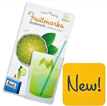 Fruitmarks novelty fruit slice bookmark book mark reading page holder book lover gift
