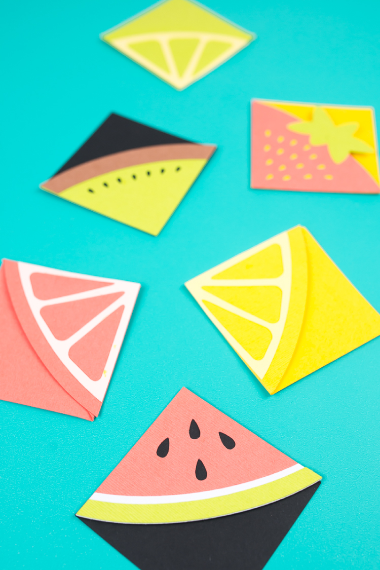 Diy bookmarks fun with fruit