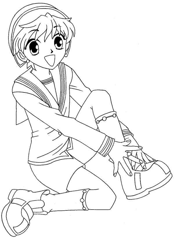 How to draw momiji sohma from fruits basket with easy step by step drawing tutorial