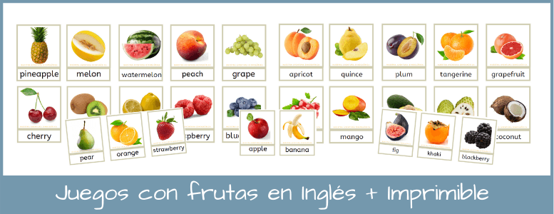 Juegos para aprender las frutas en inglãs imprimible nuestra aventura dinosaãºrica