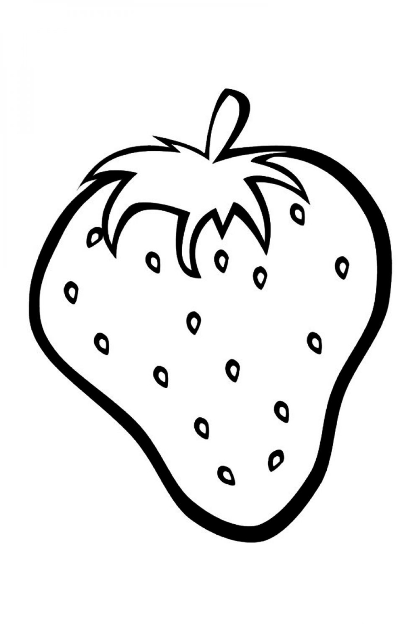 Coloring pages berries and fruits for children print for free