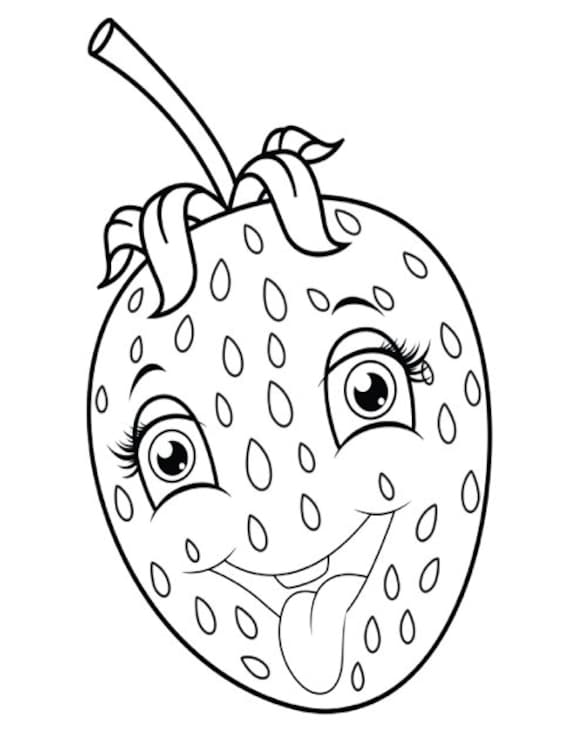 Frutas de pãginas pãginas para colorear para niãos simplemente presione imprimir