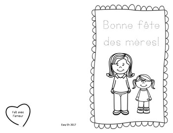 Cartes fãªte des mãres french mothers day card by easy eh tpt