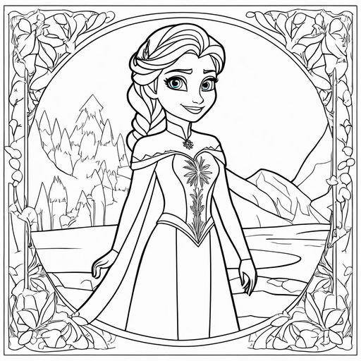 Add the girl draw an oval shape to represent the girls body