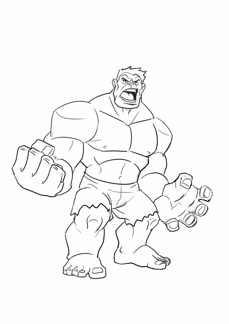 Ways to draw the hulk