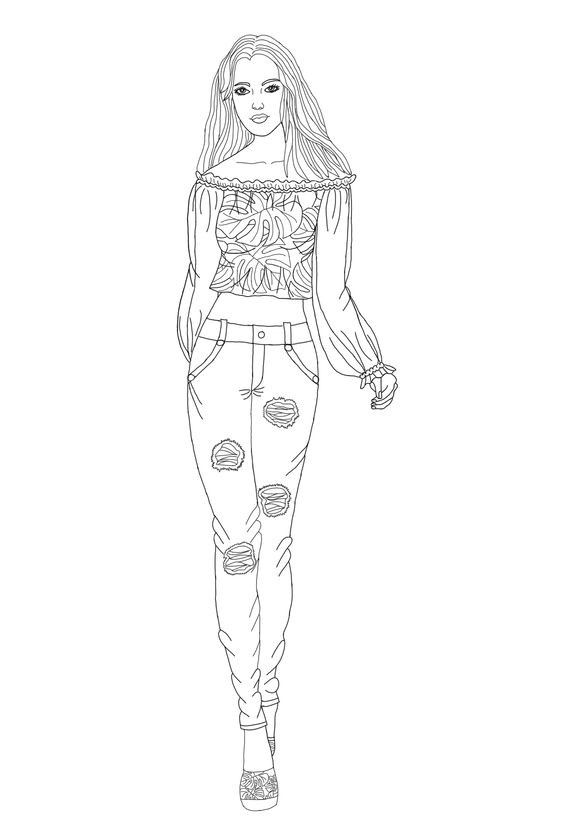 Omeletozeu fashion coloring book people coloring pages coloring sheets
