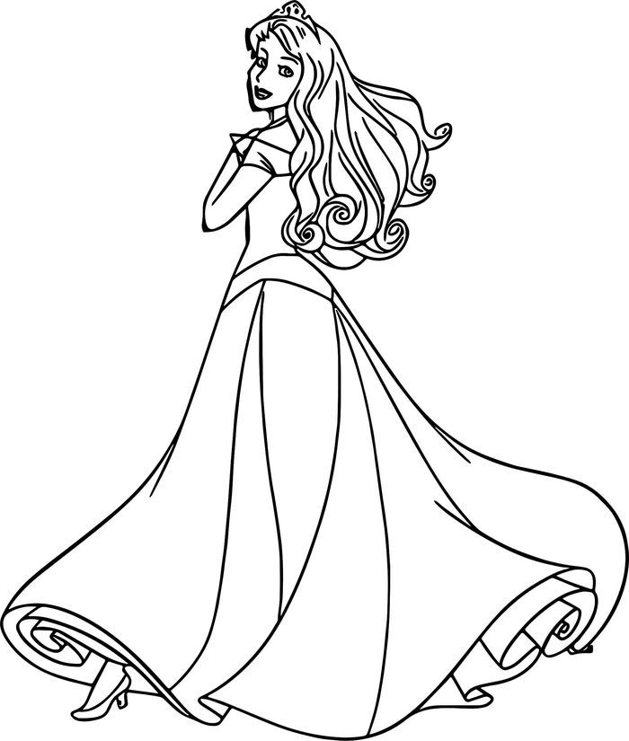 Coloring pages aurora full size princess coloring pages cinderella coloring pages disney princess coloring pages