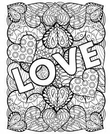 Valentines day coloring pages for adults