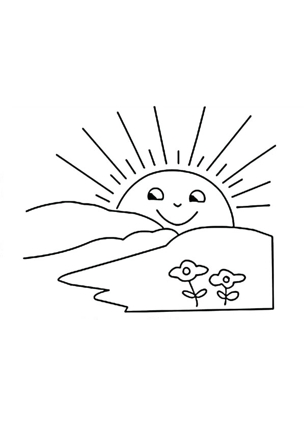 Coloring pages fun in the sun coloring page