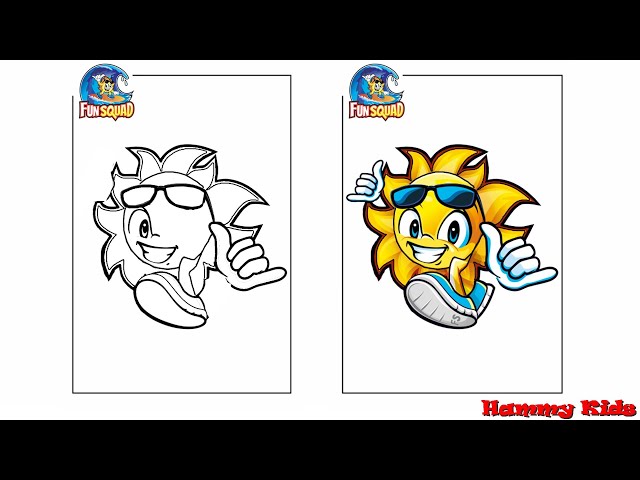 Fun squad kids fun tv how to draw fun squad logo hammy kids